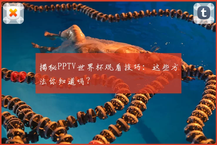 揭秘PPTV世界杯观看技巧：这些方法你知道吗？