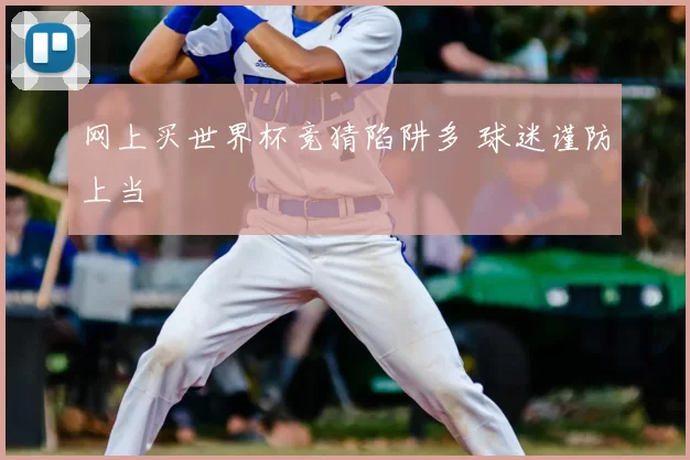 网上买世界杯竞猜陷阱多 球迷谨防上当